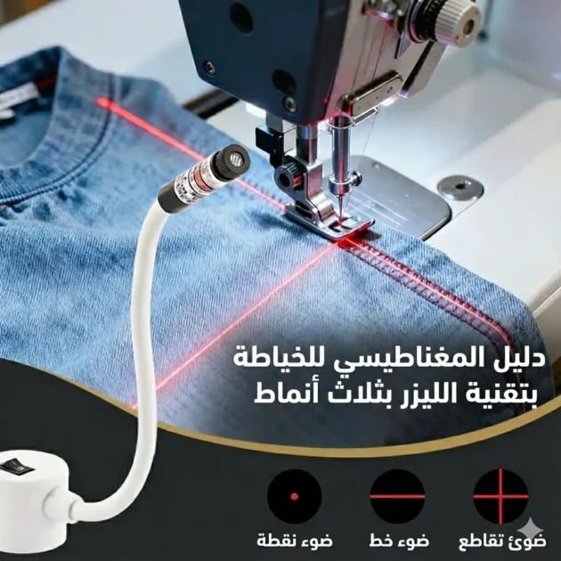 دليل المغناطيسي للخياطة بالليزر بثلاث أنماط