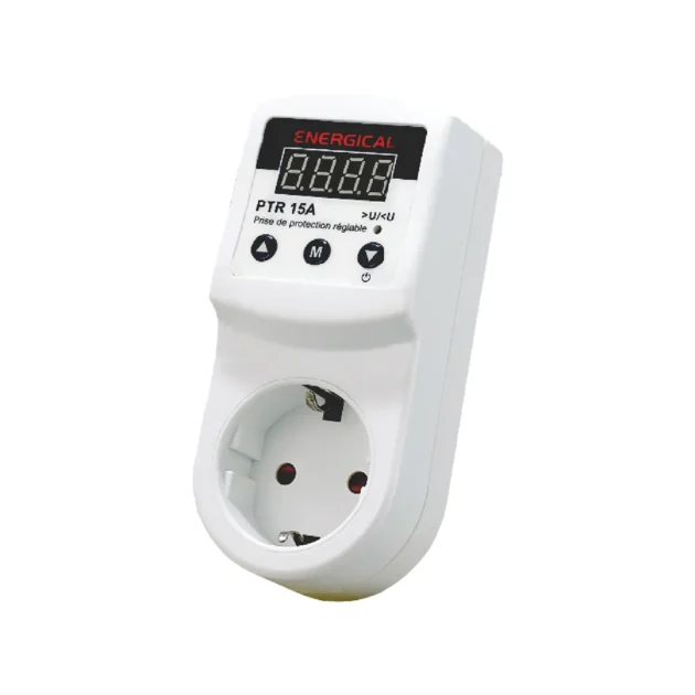 Prise de Protection Intelligente 15A – Anti Coupure & Surtension -ENERGICAL-